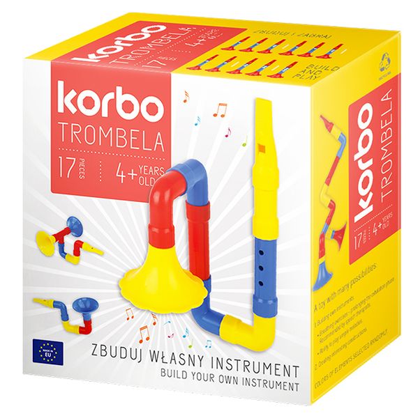 KORBO RUCHOME KLOCKI Basic 180 el + trombele 17 el zdjęcie 10