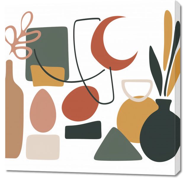 Obraz 90x90cm Formy Wyzwolone zdjęcie 1