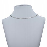 ŁAŃCUSZEK SREBRNY 925 PANCERKA 2.4 MM. + GRAWER