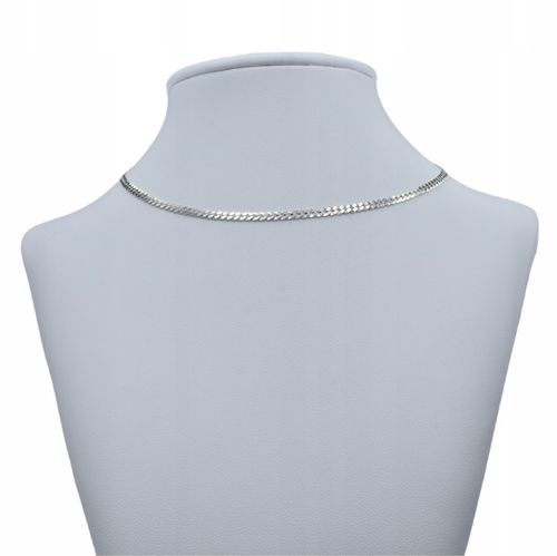 ŁAŃCUSZEK SREBRNY 925 PANCERKA 2.4 MM. + GRAWER na Arena.pl