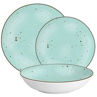 Serwis obiadowy MG Home Gemma Green 18 szt.
