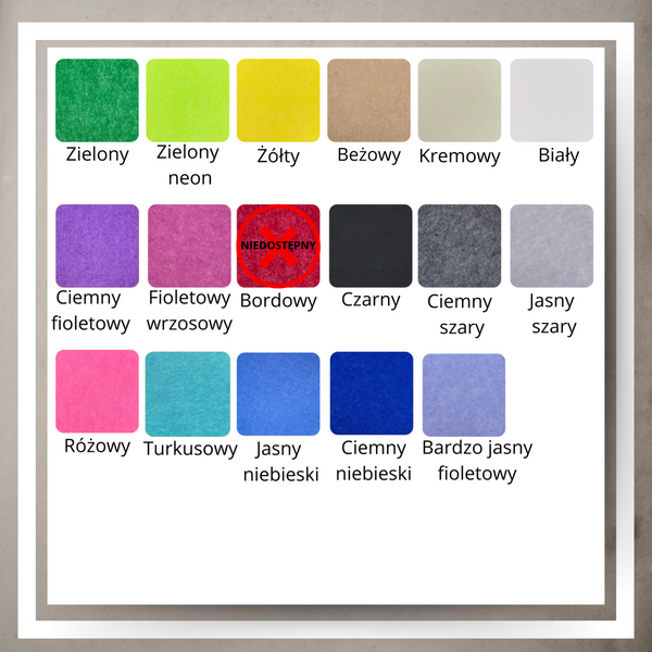 Panele Ścienne Filcowe 3D Heksagon Zagłówek Samoprzylepne Akustyczne Soft zdjęcie 13