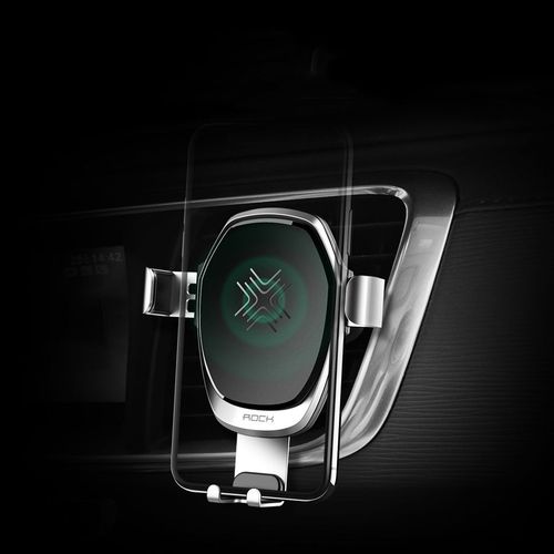 ROCK GRAVITY VENT CAR MOUNT WIRELESS CHARGER GREY na Arena.pl