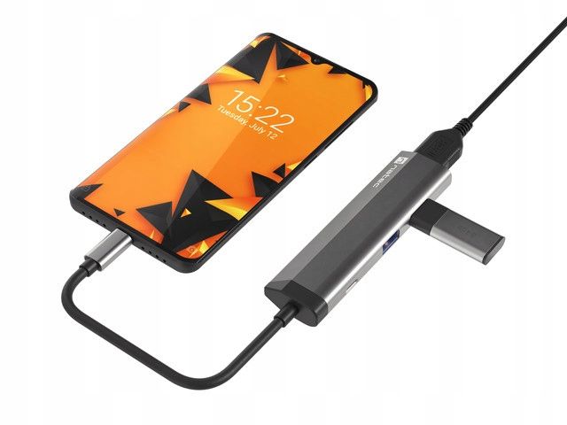 Hub USB Natec Fowler Slim USB-C - 2xUSB / HDMI zdjęcie 13