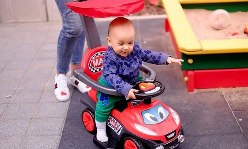 Jeździk Lionelo Max czerwony na Arena.pl