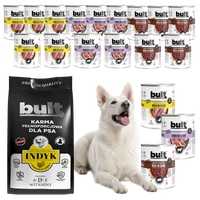 BULT sucha i mokra karma dla psa Specjalna 17,4kg - 18x800g + 3kg