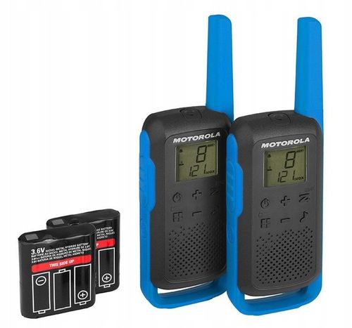 MOTOROLA T62 KRÓTKOFALÓWKI 4szt 8km WALKIE TALKIE na Arena.pl
