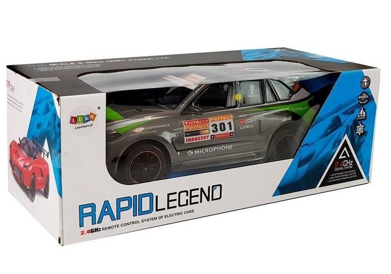 Auto Zdalnie Sterowane 1:10 2.4G Szare zdjęcie 4