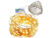 Lampki druciki choinkowe 100 led na baterie diody