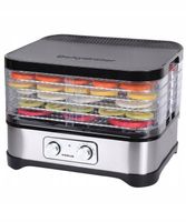 Duża Suszarka spożywcza do Grzybów Owoców Warzyw Dehydrator INOX Krexus