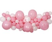 Girlanda balonowa DIY różowa Baby Pink baby shower baby girl dziewczynka 65 balonów