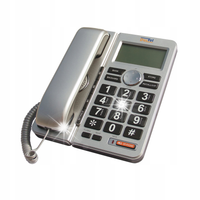 TELEFON STACJONARNY PRZEWODOWY DARTEL LJ-240 WYŚWIETLACZ CLIP