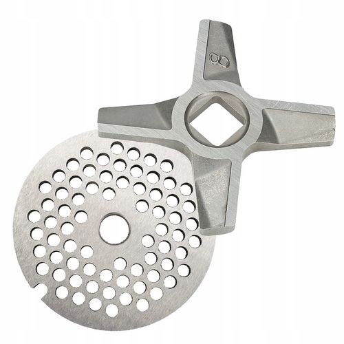 Zestaw Nożyk dwustronny i sitko do maszynki Zelmer numer 8 średnica 4 na Arena.pl