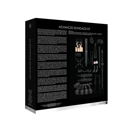 ouch! by shots zaawansowany zestaw akcesoriow do gry wiążącej, czarny na Arena.pl