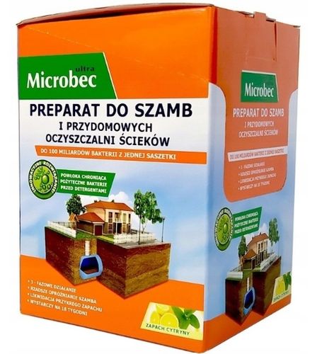 Microbec ULTRA bakterie do szamb SASZETKI 18 x 25g BROS na Arena.pl