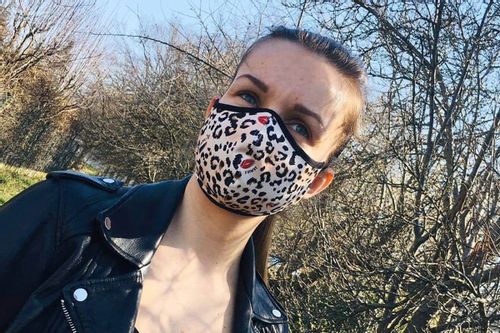 Jamiks wielorazowa maseczka ochronna profilowana TYGRYS + filtry na Arena.pl