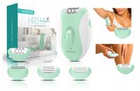 Depilator Dla Kobiet Golarka Damska Do Nóg Pach Bikini Ciała Stóp 4W1 Zielo