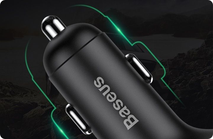 BASEUS TRANSMITER FM BLUETOOTH ŁADOWARKA SAMOCHODOWA MP3 2x USB SD/ TF 3.4A zdjęcie 16