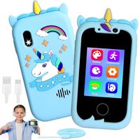 INTERAKTYWNY TELEFON DLA DZIECI SMARTFON EDUKACYJNY 8 GIER LOGICZNYCH