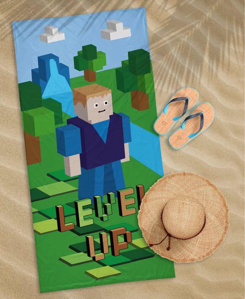 Ręcznik  licencyjny 70x140cm - MINECRAFT zdjęcie 2