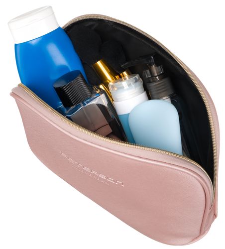 podróżna kosmetyczka damska ze skóry ekologicznej - peterson na Arena.pl