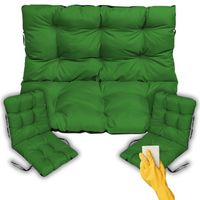 Poduszki na meble ogrodowe krzesło ławkę komplet 1x 100x60x50 2x 48x48x48cm