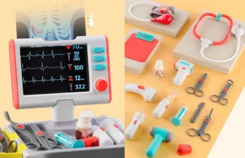 ZESTAW MAŁEGO LEKARZA STACJA MEDYCZNA PIELĘGNIARKA na Arena.pl