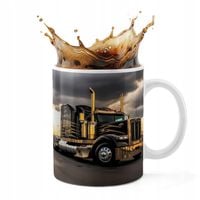KUBEK CERAMICZNY 330ML DRUK - TIR CIĘŻARÓWKA TRANSPORT SPEDYCJA