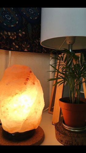 LAMPA SOLNA 5-7 kg JONIZATOR sól Himalajska Kryształ Dekoracja na Arena.pl