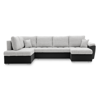 Duży narożnik, funkcja spania, lewy, MAGNUS, 315cm, szary | TYLETEGOTU