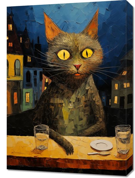 Obraz 50x70cm Nocny Obserwator zdjęcie 1