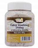 Cukier Waniliowy 2% z Naturalną Wanilią 400g Dobry w Wielorazowym Słoik