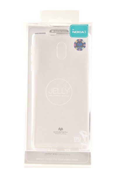 Etui Mercury Goosper Jelly Case do Nokia 3 przezroczysty zdjęcie 5