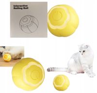 INTELIGENTNA PIŁKA DLA KOTA KOTÓW INTERAKTYWNA UCIEKAJĄCA ZABAWKA USB
