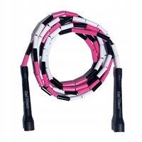 Skakanka Koralikowa (Beaded Rope) – Pink Zebra od CoolFitness