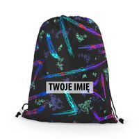 WORKO-PLECAK SPORTOWY z Twoim imieniem Neonowe bazgroły 198