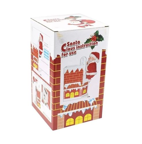 MIKOŁAJ WSPINAJĄCY SIĘ I WCHODZĄCY DO KOMINA na Arena.pl