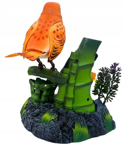 Ruchome ptaszki śpiewające pojemnik na biurko przybory figurka interakrywna na Arena.pl