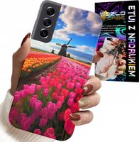 ETUI DO SAMSUNG GALAXY S21 FE - POLE KOLOROWYCH TULIPANÓW, TULIPAN, CASE