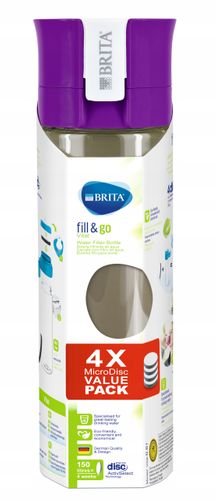 BRITA BUTELKA FILTRUJCA WODE FIILL&GO + 4 DISC na Arena.pl