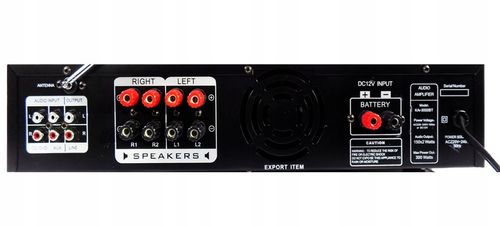 KOLUMNY ESTRADOWE 600W WZMACNIACZ 300W BLUETOOTH na Arena.pl