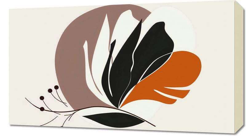 Obraz 70x40cm Elegancja Roślinna zdjęcie 1