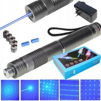 Laser niebieski wskaźnik laserowy Hurtnet 50000 mW akumulatorowy