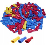 KONEKTOR IZOLOWANY PEŁNY ŻEŃSKI 6,4 100SZT 0,5-6,0