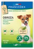Obroża odstraszająca pasożyty dla małego psa (do 10kg) - Francodex 35cm