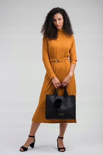 KLASYCZNA TORBA Z POMPONEM MONNARI MIEJSKA SHOPPER POJEMNA PREMIUM na Arena.pl