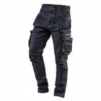 2 x SPODNIE ROBOCZE JEANS 5-KIESZENIOWE DENIM ROZMIAR L 81-229-L NEO TOOLS