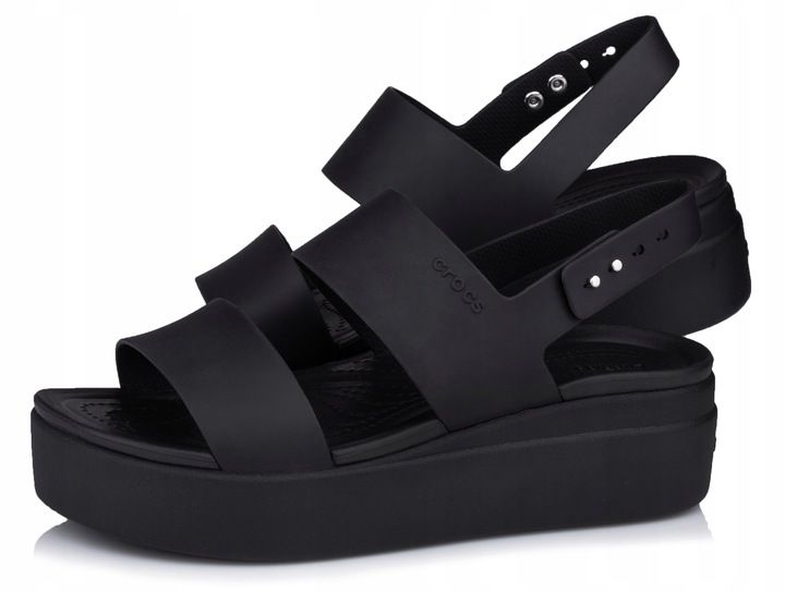 Sandały damskie Crocs Crocband Platforma 206453060 zdjęcie 3