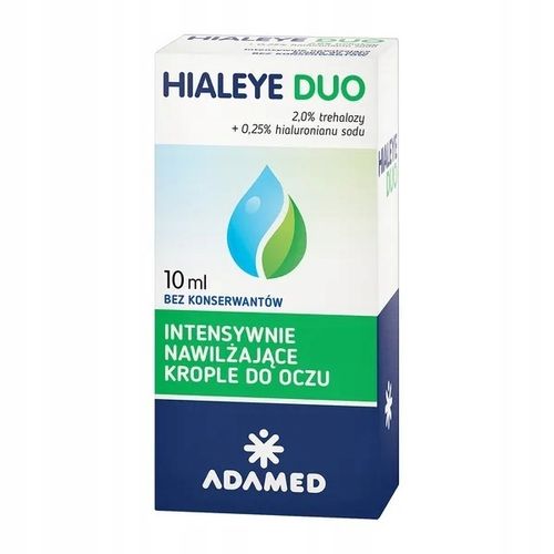 Hialeye Duo, nawilżające krople do oczu, 10 ml na Arena.pl