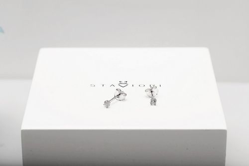 Złote kolczyki KZD5015M - Diament na Arena.pl